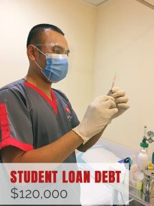 nurse in debt